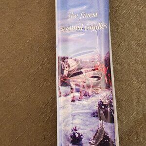 VINTAGE SEALED YANKEE CANDLE 12" WHITE TAPERS- SCENTED WHITE CHRISTMAS